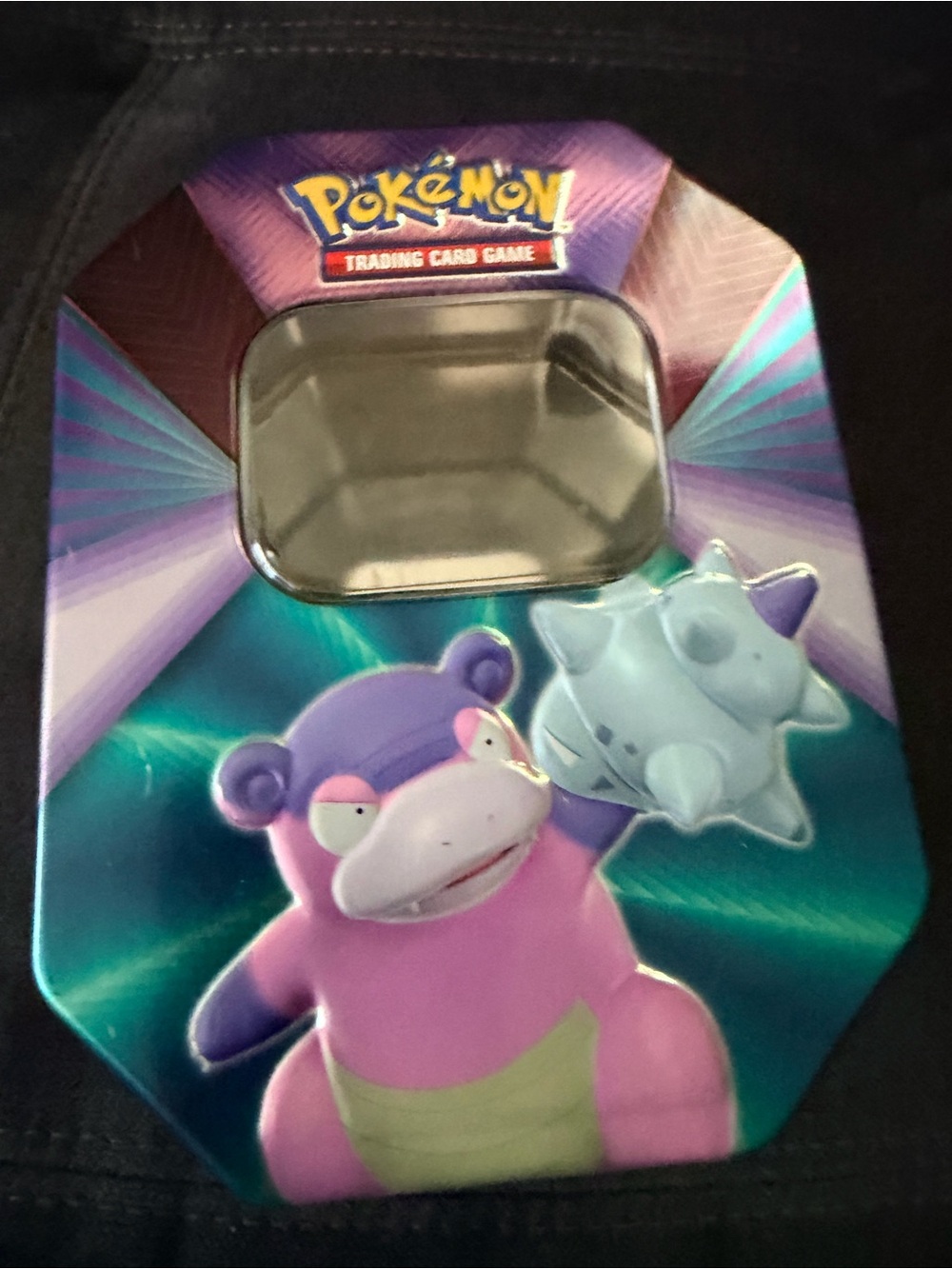 Kids Tin - Pink Slowpoke Card Storage